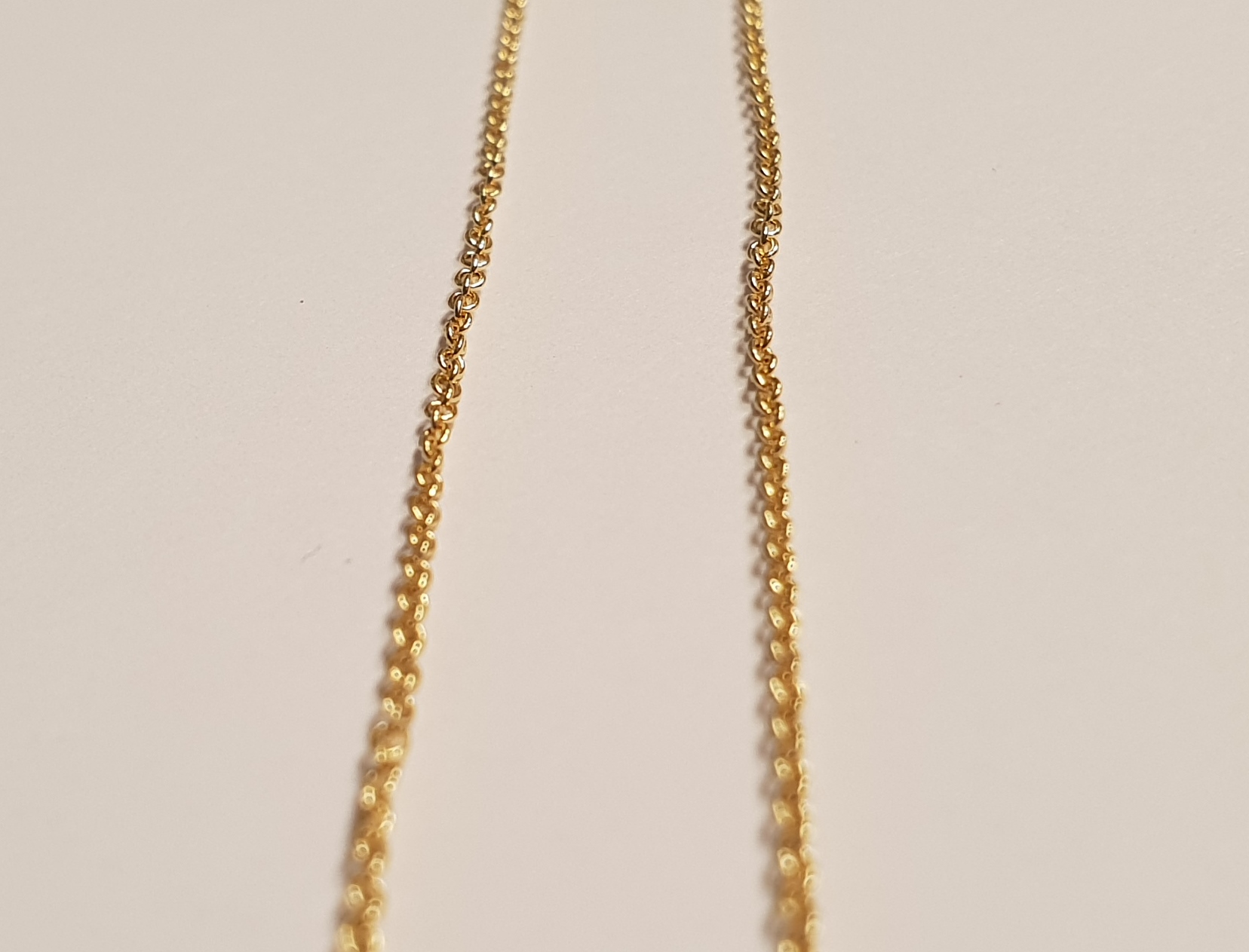 VENDU # Chaine 45cm or jaune 18K -0