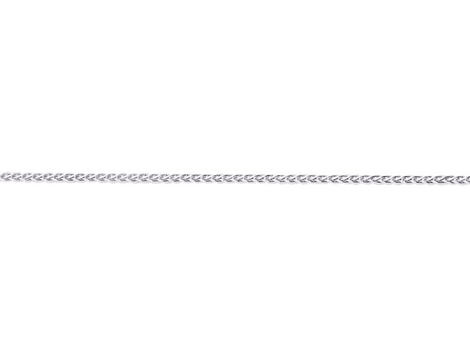 # Chaîne 50cm or blanc 18K-0
