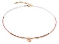 Collier  Coeur de Lion brun