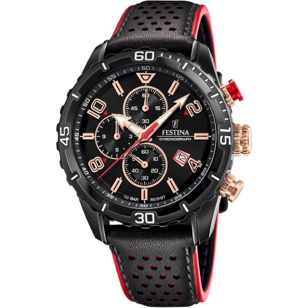 Vendu#Montre homme Festina Sport Chrono Sport, diamètre boitier 45 mm