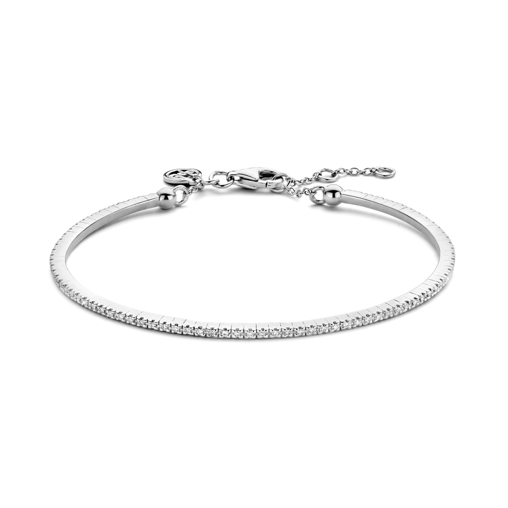 Bracelet Diamanti Per Tutti argent 925  avec 0.186ct diamants naturels taille S 15,5 – 16,5 – 17,5cm