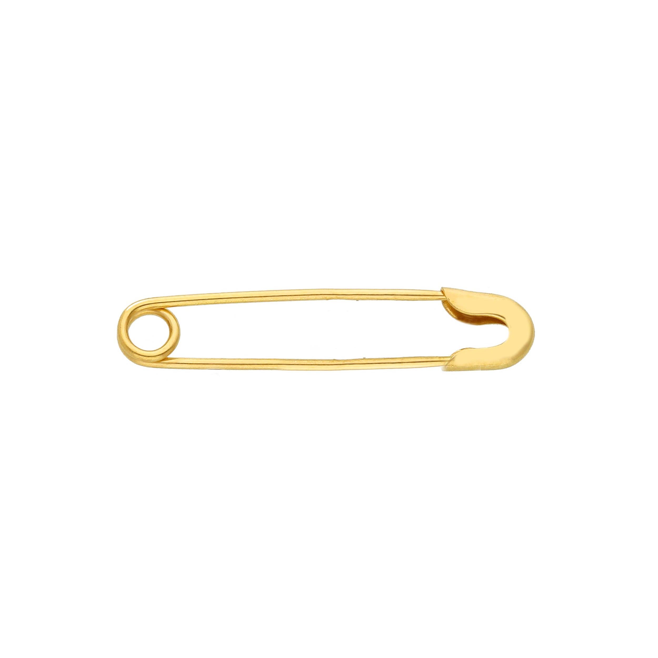 Broche épingle nourrisse,  2cm universel or jaune 18K