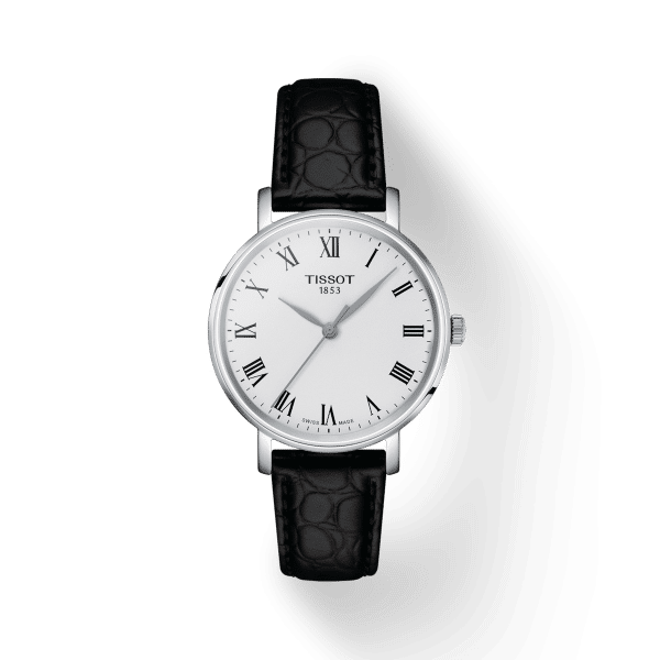 Vendu Montre Tissot Everytime en acier inoxydable, diamètre 34 mm avec mouvement à quartz