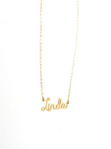 # Collier chaîne 40+2cm or jaune 18K ( Linda )