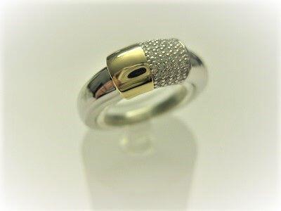 Bague argent avec zircon