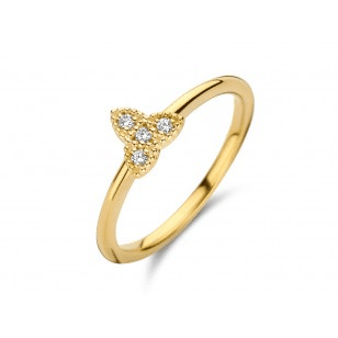 # Bague or jaune 18K avec 0.06ct diamant naturel: prix façon 458€ + 3.5gr de votre or.