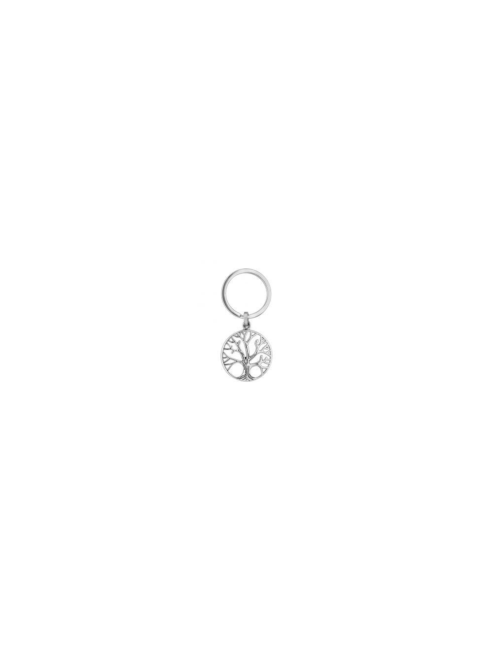 # Porte clef arbre de vie acier