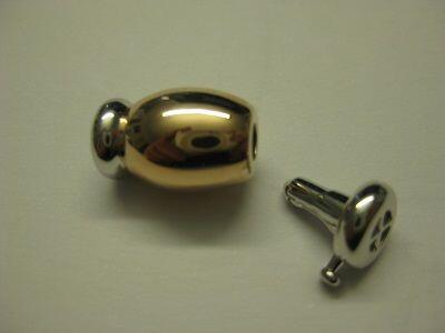 Fermoir argent  ( pour enfilage de collier )