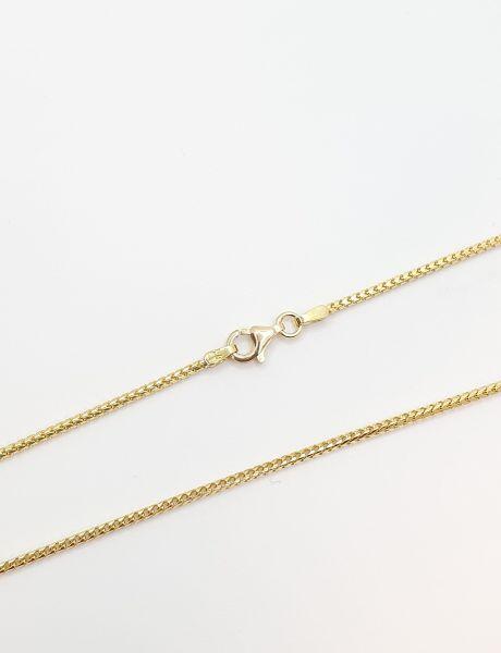 Vendu# Chaîne 70cm or jaune 18K maille Franco, Fuchsenschwanz