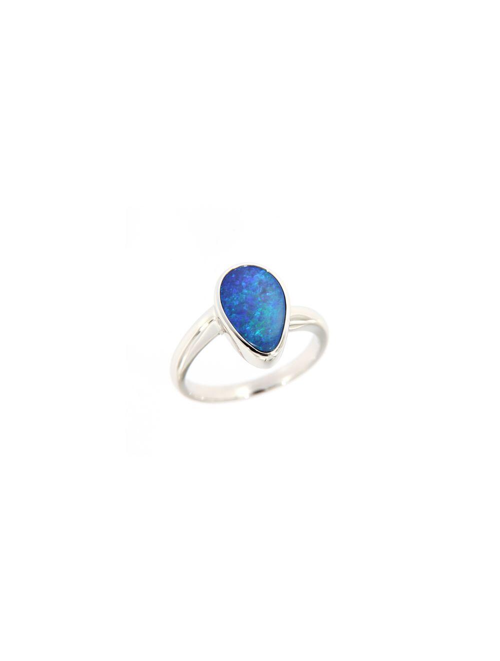 # Bague argent avec opal, que mesure 53