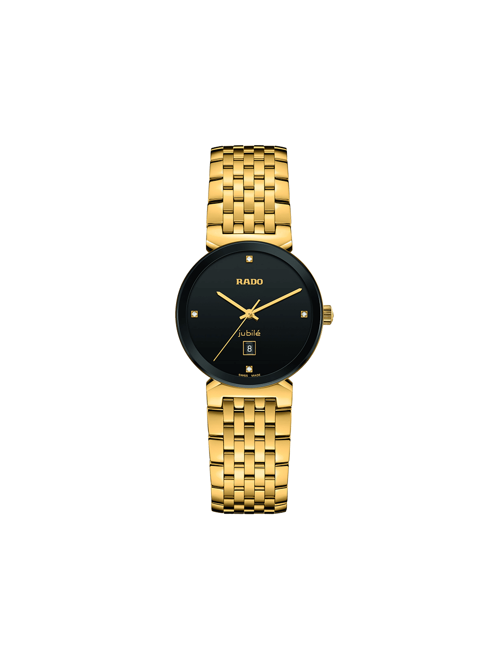 Vendu Montre femme RADO Florence Classic Diamonds 30mm, dorée