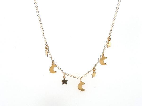 # Collier chaîne 44cm or jaune 18K