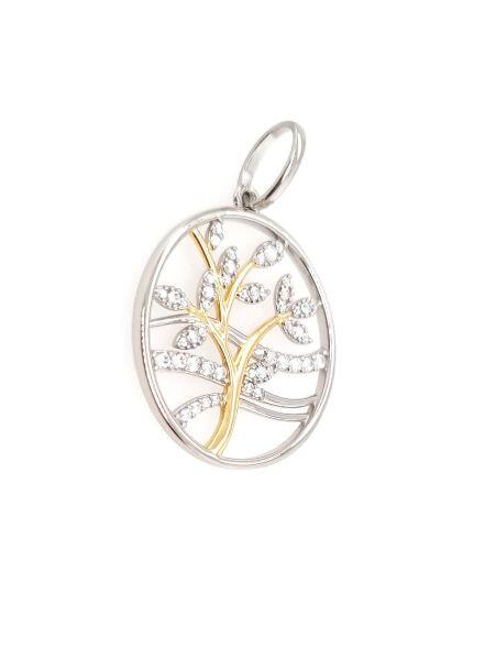# Pendentif argent 925 avec zircon