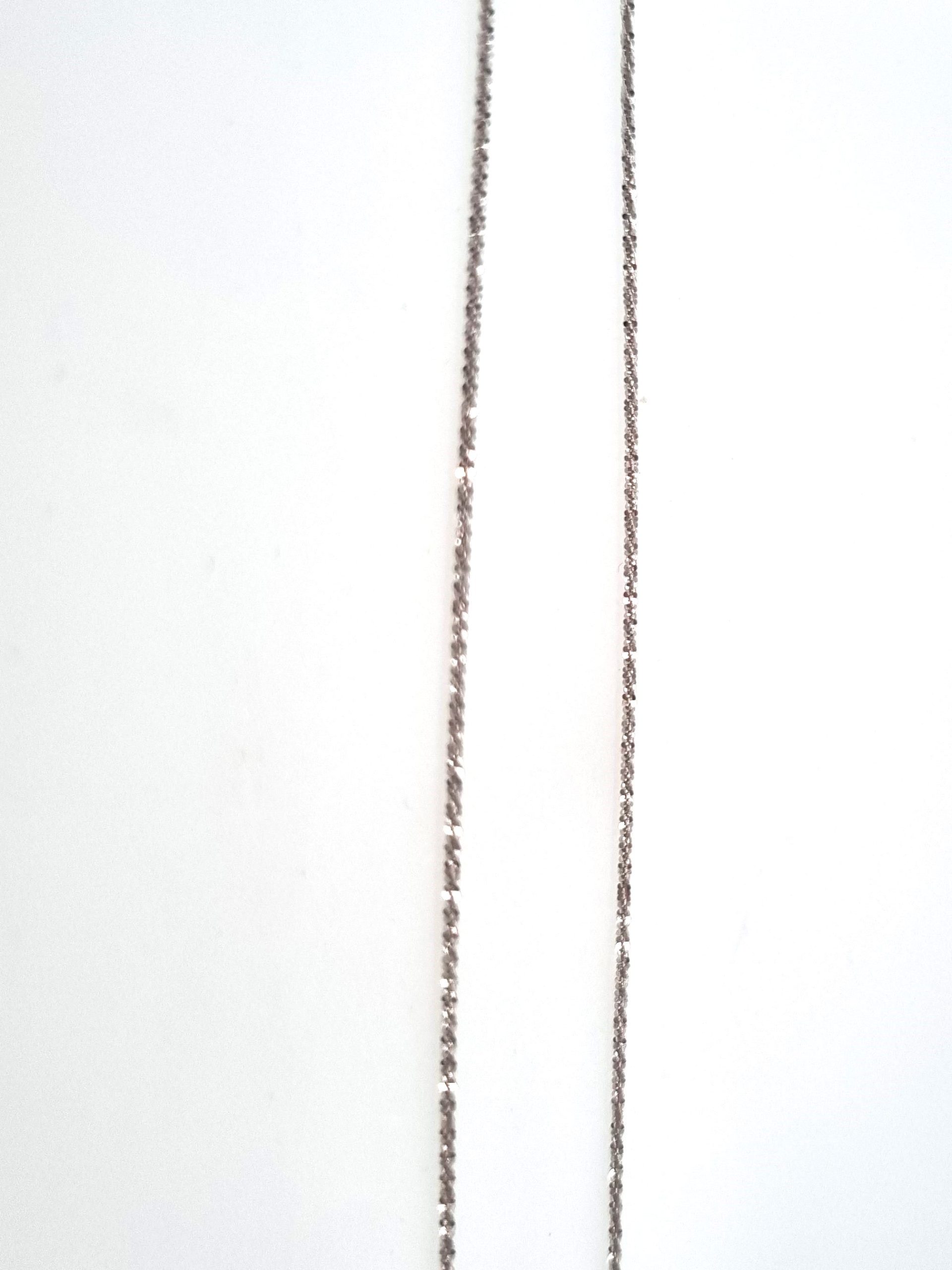 vendu Chaîne 45cm or blanc 18K