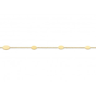 Bracelet 19cm or jaune 18K