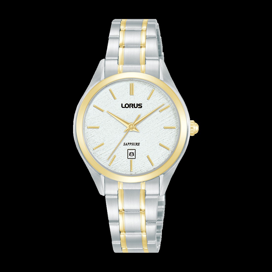 Montre Lorus, quartz, cadran blanc