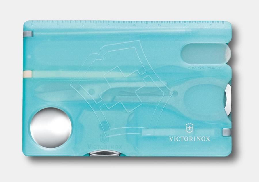 Victorinox Swiss Card Soins des ongles turquoise