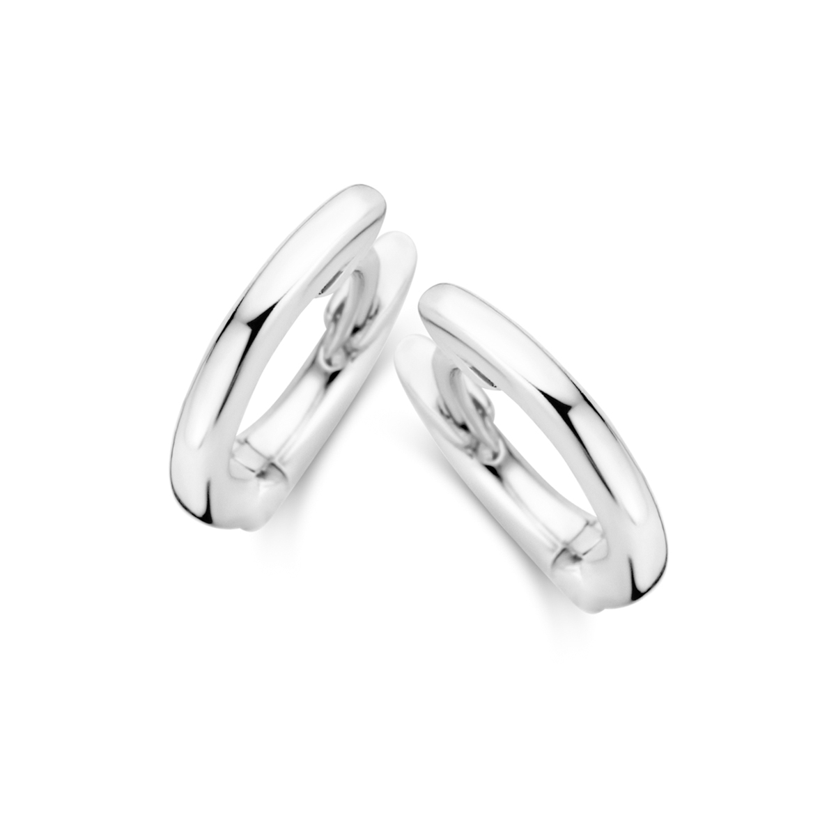 Boucles d'oreilles créoles 0.7cm argent 925 Naiomy Moments