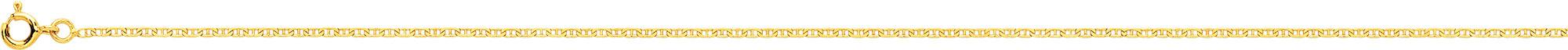 Chaîne 45cm maille bâton or jaune 18k