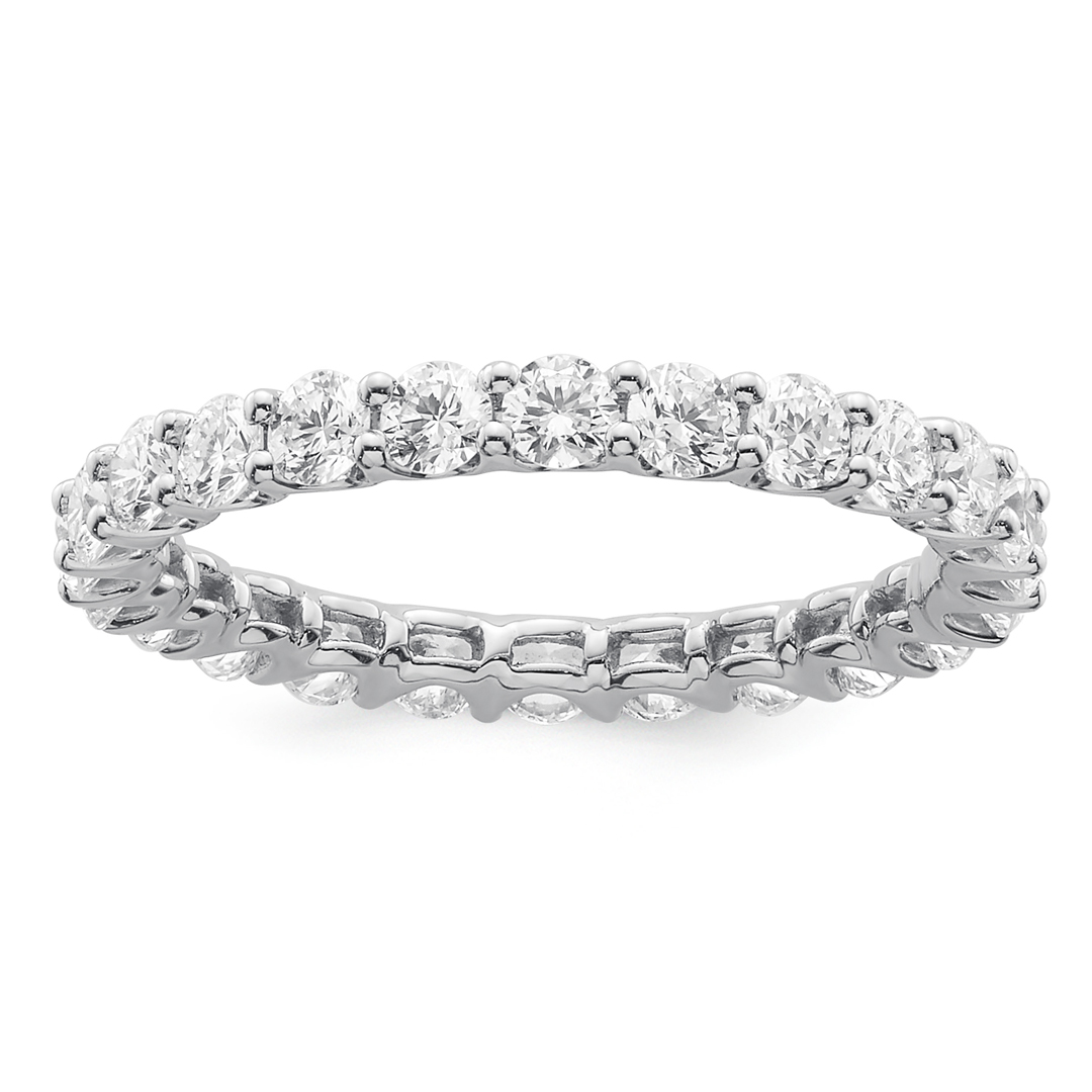 Bague alliance or blanc 18K avec 1.54ct diamants écologique LAB GROWN F/VS, diamants laboratoire ( taille 54)