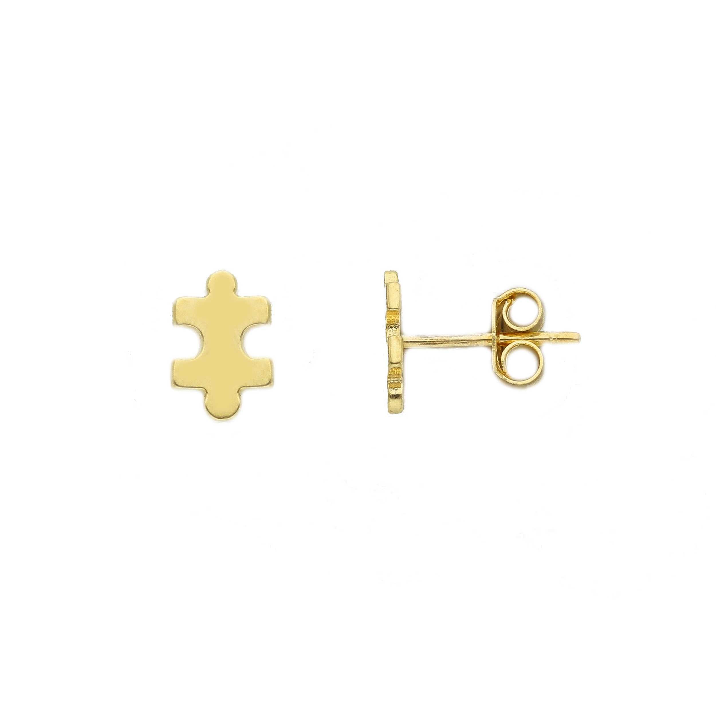 Boucles d'oreilles or jaune 18K