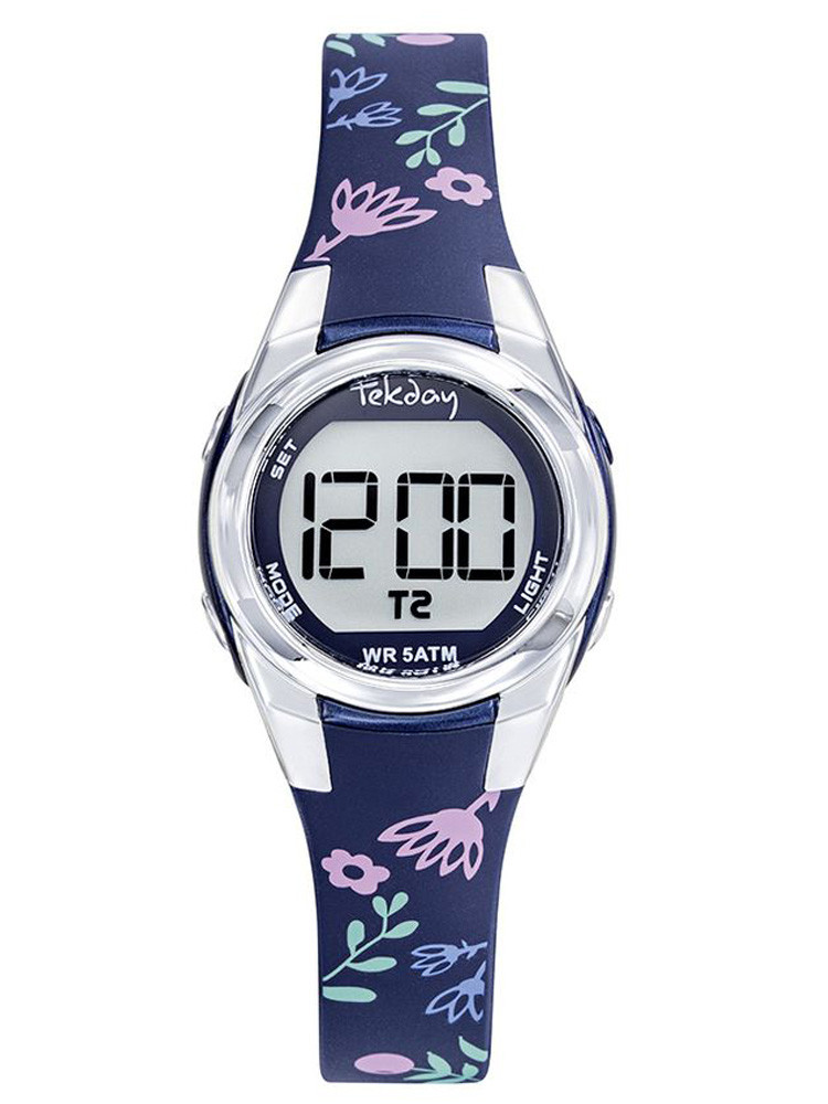 Montre Tekday Junior digitale Silicone Bleu