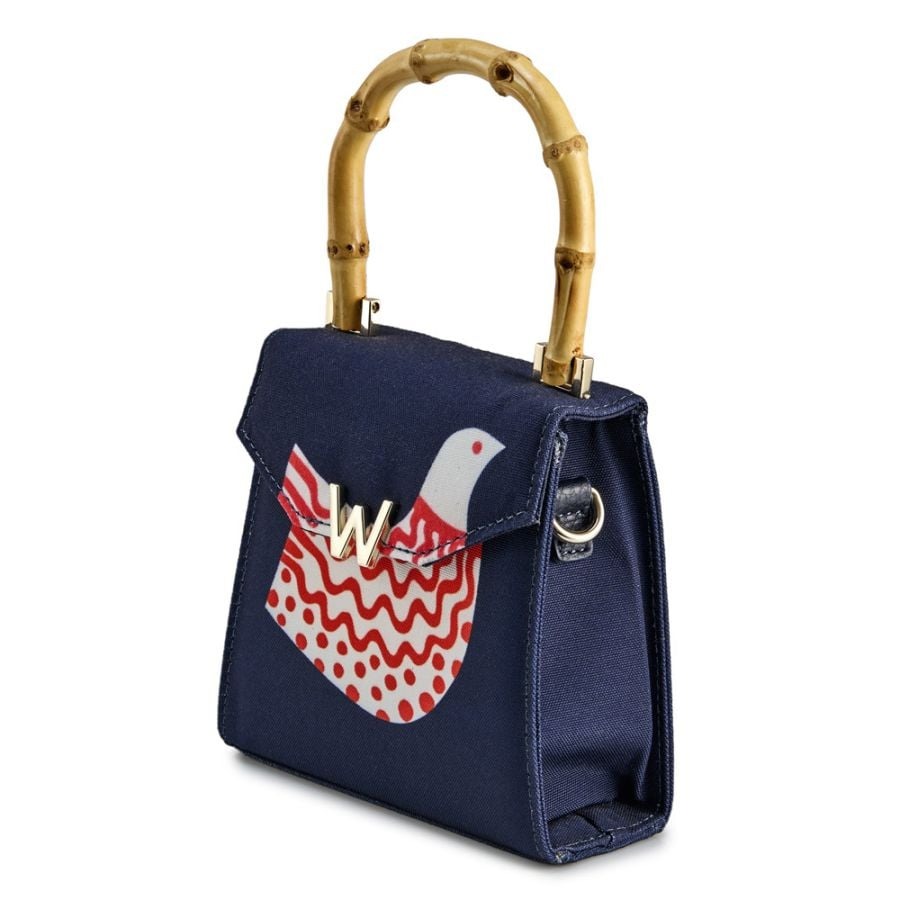 Sac Evie petit format. Une collection de six mini-sacs uniques en tissu imprimé, conçus exclusivement par Fiona Howard pour WOLF - Image 4